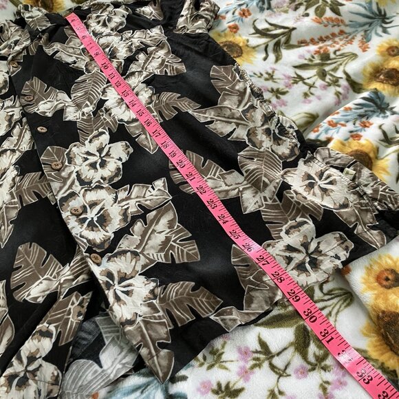 Island Shores Hawaiian Shirt Mens XL Rayon Short Sleeve Camp Button Up - Picture 7 of 9